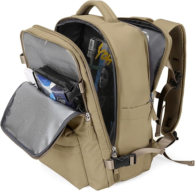 WONHOX Large Travel Backpack Carry on Flight Approved Laptop Work Business Backpack for Women Men Mochila de Viaje