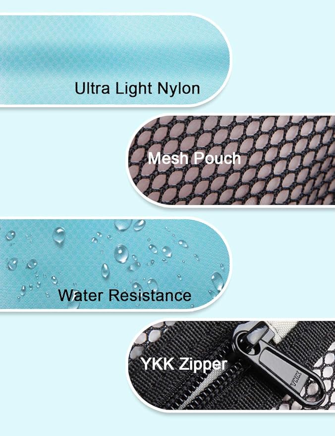 GOX Travel Toiletry Bag Dopp Kit Case for Men Multifunction Packing Organizer Pouch