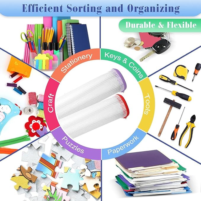 Jetec 32 Pcs Mesh Zipper Bags Toy Storage Bikini Organizer Bag Bolsas Para Guardar Trajes De Bano Waterproof Zipper Reusable Pouch Puzzle Multipurpose for Storage Office(Stylish Color,9.5 x 4.5 Inch)