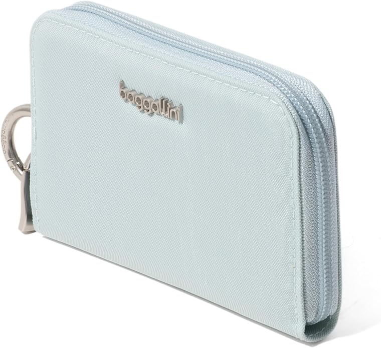 Baggallini Deluxe Card Case - Lightweight 5.5"x3.3" RFID Protected Womens Wallet Card Holder