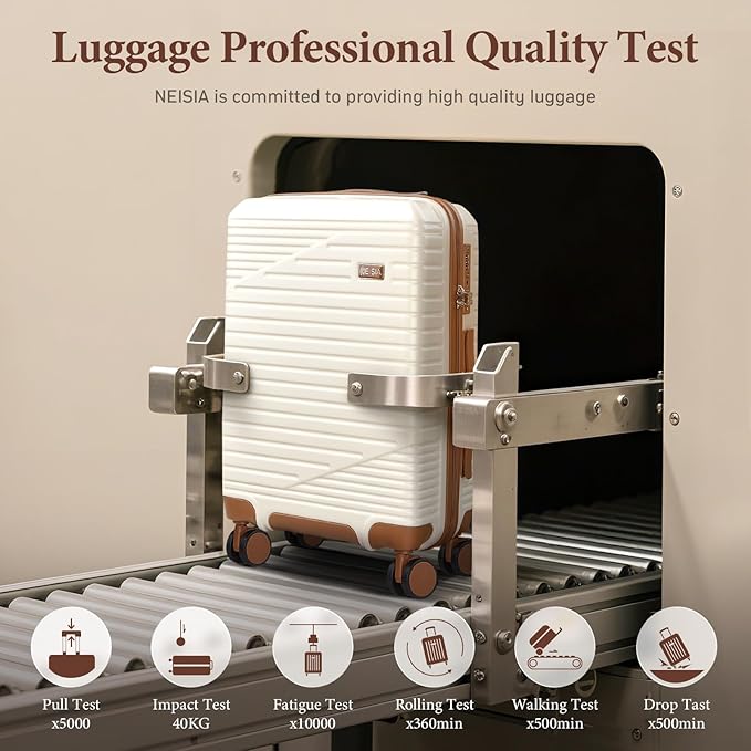 Luggage Sets 3 Piece, Hard Shell Carry on Suitcase with Spinner Wheels and TSA Lock, Travel Lightweight Luggage Set with YKK Zippers (Purple, 5 piece sets（20/24/28/DB/TB)