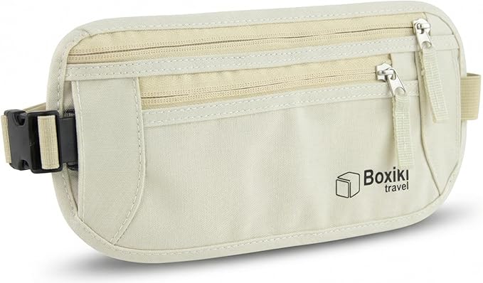 RFID Blocking Money Belt for Travel – Ultra Comfortable Hidden Travel Wallet, Lightweight & Water-Resistant with Adjustable Strap – Secure Cash & Passport Holder for International Trips & Theme Parks