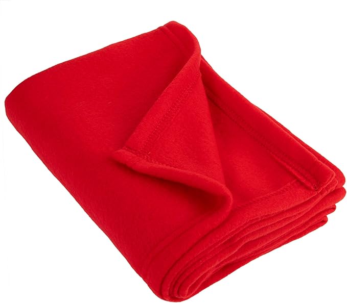 50x60 Throw Blankets, Ultra Soft Hypoallergenic Fleece Fall Throw Blanket for Livingroom, Couch, Chair, Bed, Red, Valentine's Day Throw