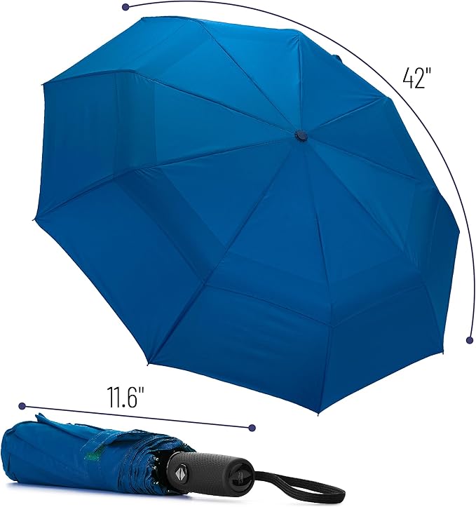 Mr. Pen- Windproof Travel Umbrella, Automatic Umbrellas for Rain, Compact