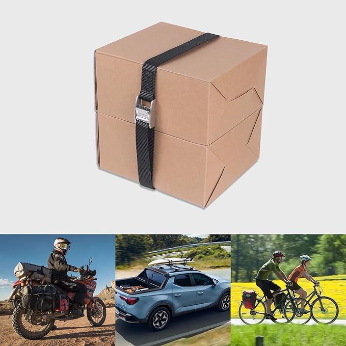 Ayaport Cam Buckle Lashing Straps with Stainless Steel Cam Buckle 1650lbs Break Strength 6ft Tie Down Packing Straps