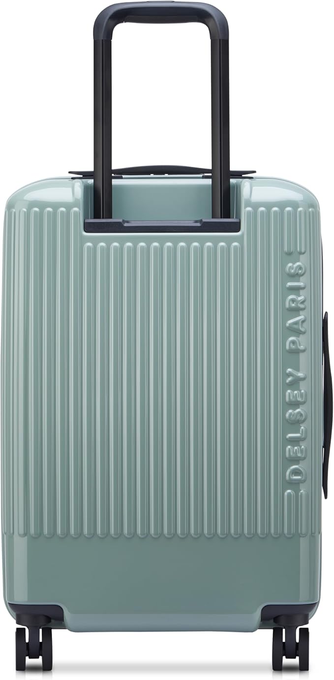 florence by mills Spin Me Away Hardside Expandable Luggage with Spinner Wheels, Sage Green, Carry-On 20 Inch