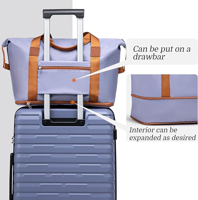 Luggage Sets 5 Piece Suitcases with Wheels, Suitcase Set ABS Hard Case Luggage with Spinner Wheels Durable Travel Luggage