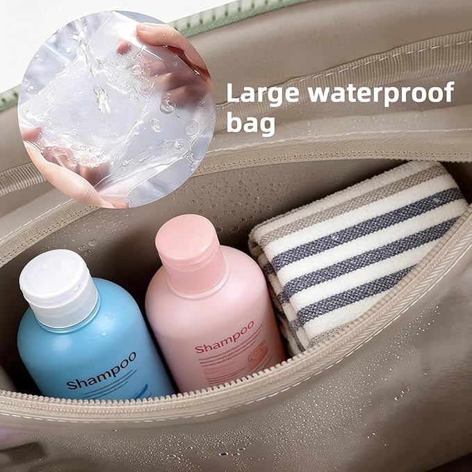 Mini Gym Bag for Women Girls, Crossbody Tote Bag with Wet Pocket, Water Resistant Travel Duffle Bag, Dance Workout Sport Bag, Pink (Mint Green, M)
