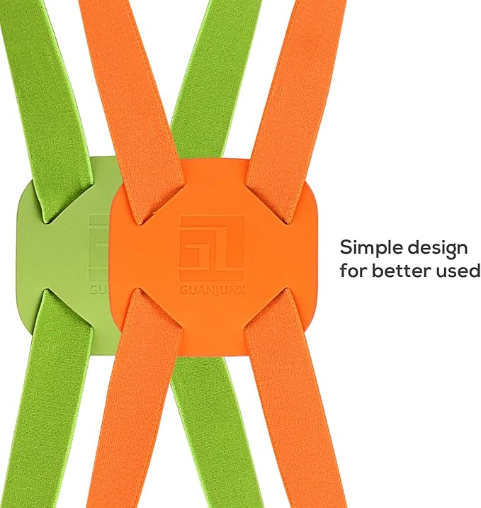 Luggage Straps Bag Bungees for Add a Bag Easy to Travel Suitcase Elastic Strap Belt (Orange, M-Orange)