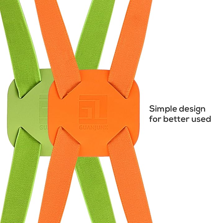 Luggage Straps Bag Bungees for Add a Bag Easy to Travel Suitcase Elastic Strap Belt (Green, M-Green)