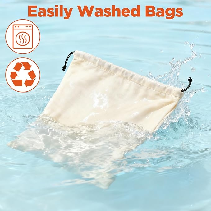 3 PCS Shoe Bags for Travel, Travel Shoe Bag with Drawstring, 15 x 19 in Flannel Shoes Dust Bags, Washable Dust Cover for Sneakers, Boots & Dress Shoes, Beige