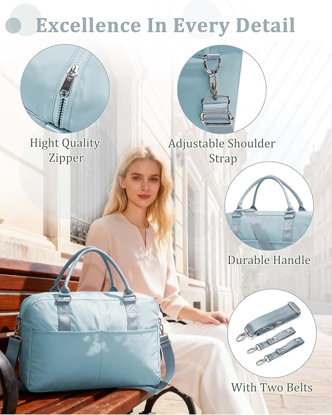 Gym Bag Womens,Travel Duffel Carry on Bag Sport Tote Bag Weekend Overnight Bag
