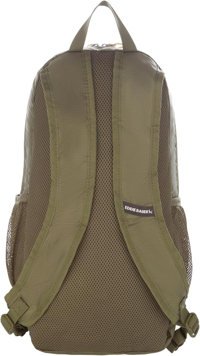 Eddie Bauer Stowaway Packable Backpack | Travel | Outdoor | Lightweight | Foldable | Durable | Ripstop Polyester | 20L - Irish Green