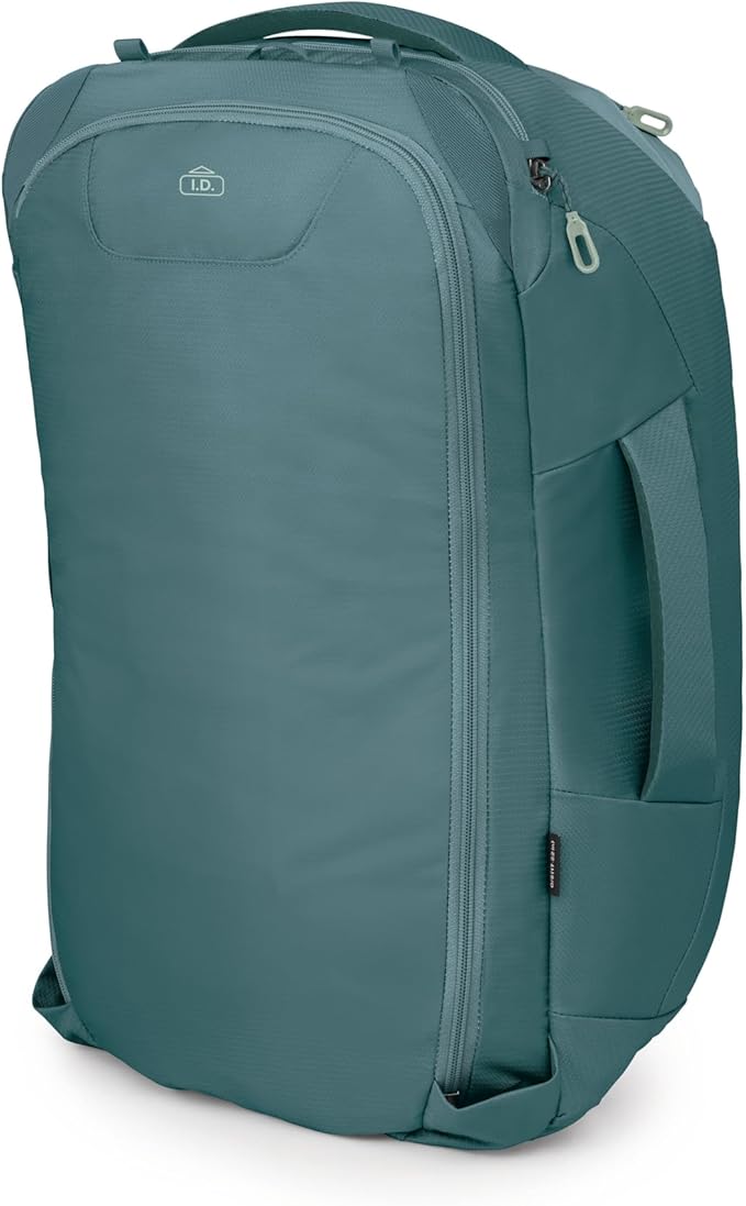 Osprey Farpoint 40L Men's Travel Backpack - Carry On Bag with Laptop Sleeve and Toiletry Pocket, Cascade Blue/Torrent Blue
