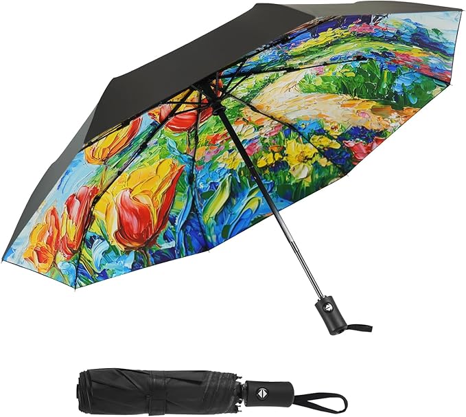 SY COMPACT Travel Umbrella Windproof Automatic Umbrellas Small Compact UV Sun Protection Factory Outlet Umbrella