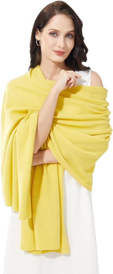 Soft Cashmere Blend Wrap Chic Scarf Stole for Women Wayfarer Travel Extra Large 87"x28"