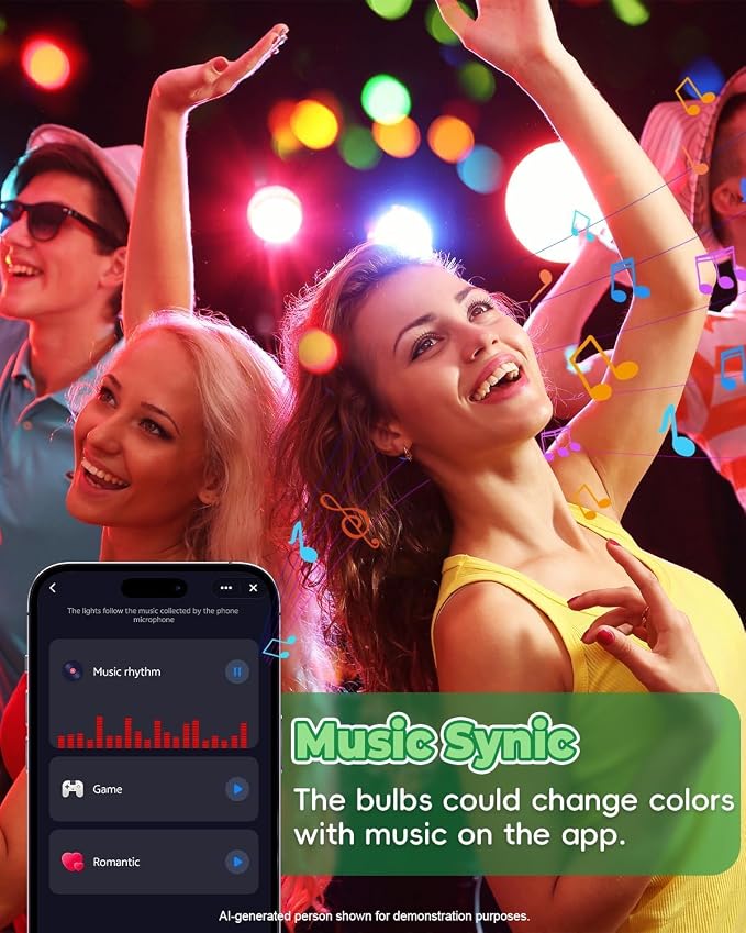 Smart MR16 Bulb, 12V WiFi MR16 LED Bulb RGBW Color Changing 2pcs | MR16 Landscape Light Bulbs, Dimmable & Multicolor, RGBCW CCT Tunable 2700K-6500K, GU5.3 Bi-pin Base, Memory Function
