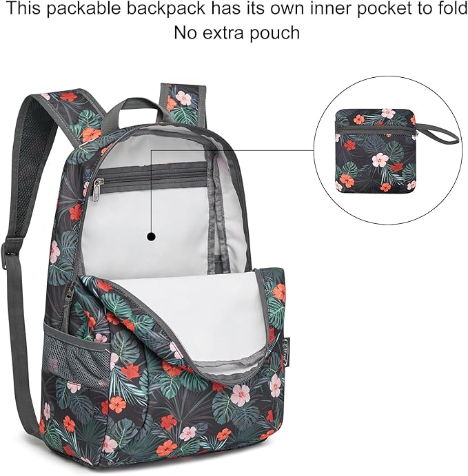 G4Free 20L Small Foldable Ultralight Waterproof Backpack for Camping Hiking Cycling Men Women