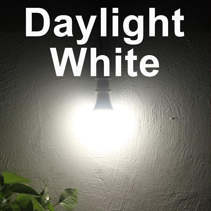 Qualilux Dusk to Dawn Light Bulbs, Auto On/Off Light Sensing LED Bulbs Outdoor,Daylight, MR16 GU10 4-Pack, 6W 500LM 50W Equivalent, HQ-H045