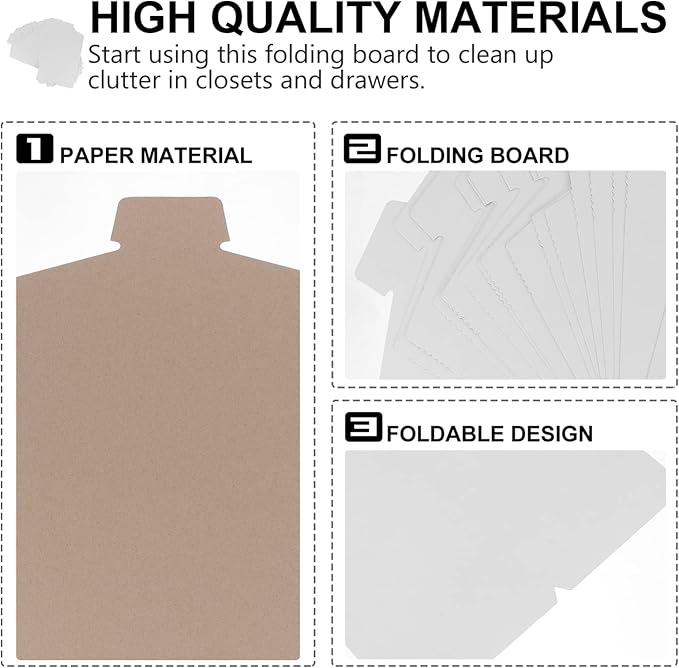 Healifty Shirt Cardboard Inserts, 20 Pack Shirt Packing Board to Prevent Wrinkles, 13.7x8.2 Folding Forms for Retail Clothing Packaging and Boutique Display, White Flat Paperboard