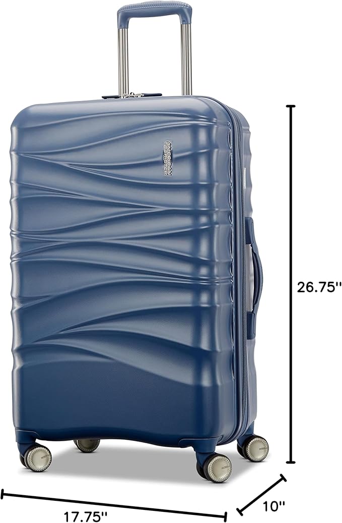 American Tourister 24-inch Spinner, Slate Blue, 24-inch Spinner