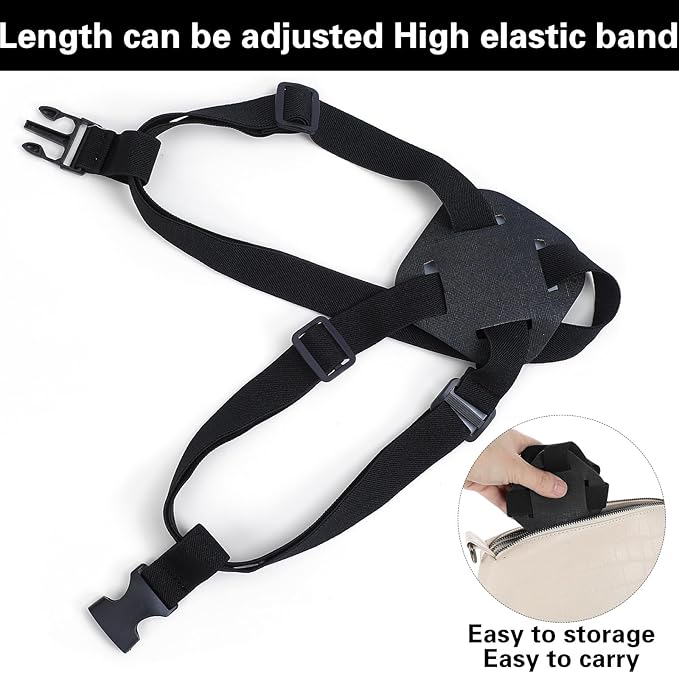 2 Pack Luggage Straps Adjustable Luggage Bungee Straps for Attaching Bags Travel Essentials High Elastic Add a Bag Suitcase Strap