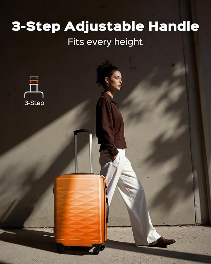 Suitour 28 inch Luggage With Spinner Wheels,Hardside Lightweight Suitcases with Wheels TSA for Travel
