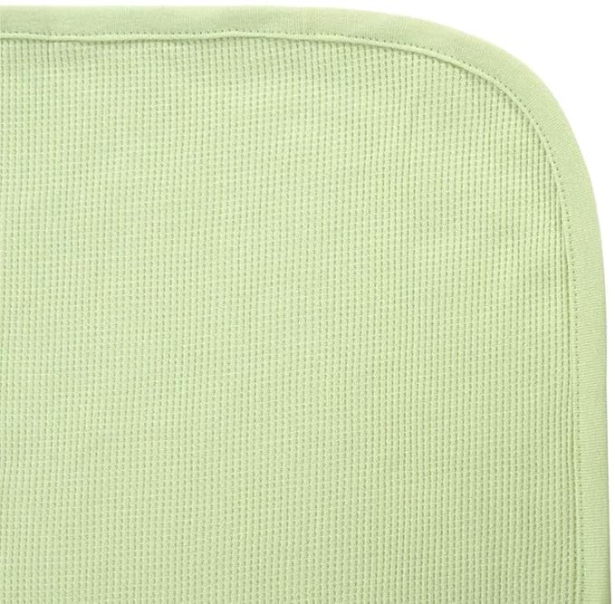American Baby Company 100% Cotton Thermal Waffle Swaddle Blanket (30" x 40"), Soft, Breathable & Stretchy, Celery, for Boys and Girls, Perfect for Swaddling, Travel and Gifting