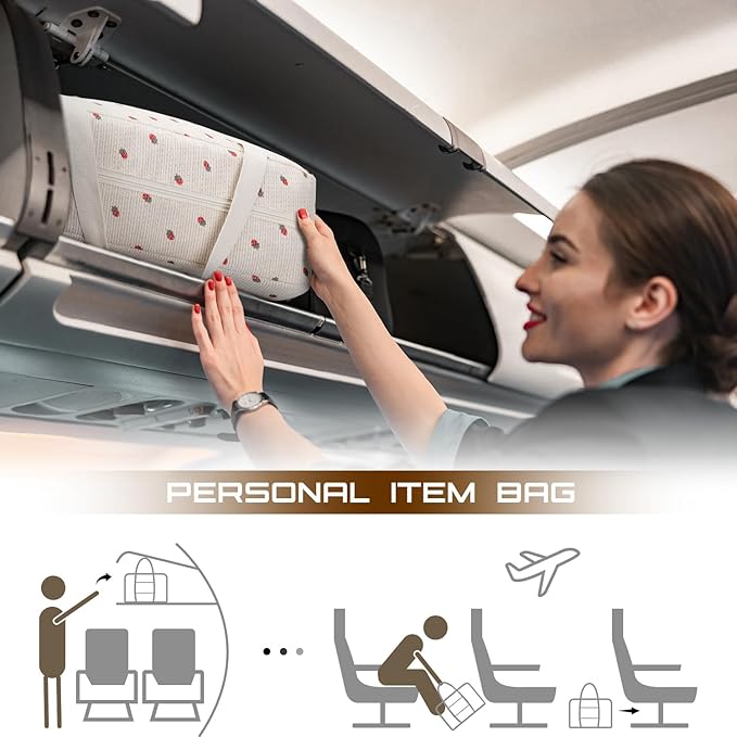 Travel Duffel Bag Foldable Weekender Overnight Bag for Men Women Lightweight Carry on Tote Bag For Spirit Airlines