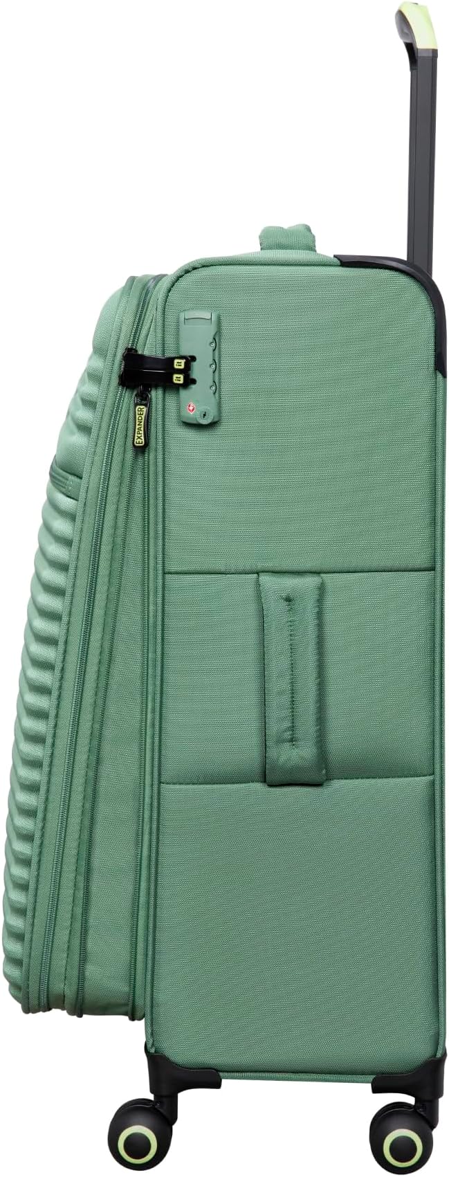 It Luggage Circulator 32" Softside Checked 8 Wheel Expandable Spinner, Hedge Green
