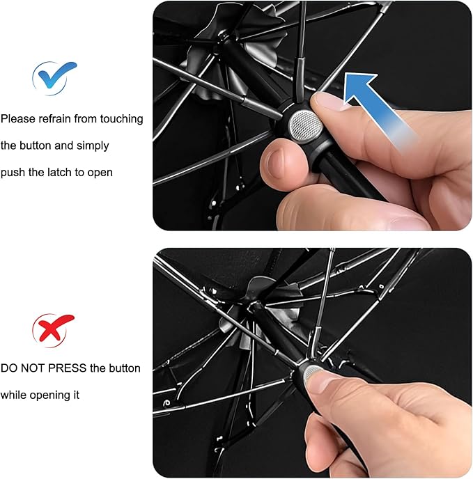 GAOYAING Small Mini Umbrella with Case Light Compact Design Perfect for Travel Lightweight Portable Parasol Outdoor Sun&Rain Umbrellas 34 Inches