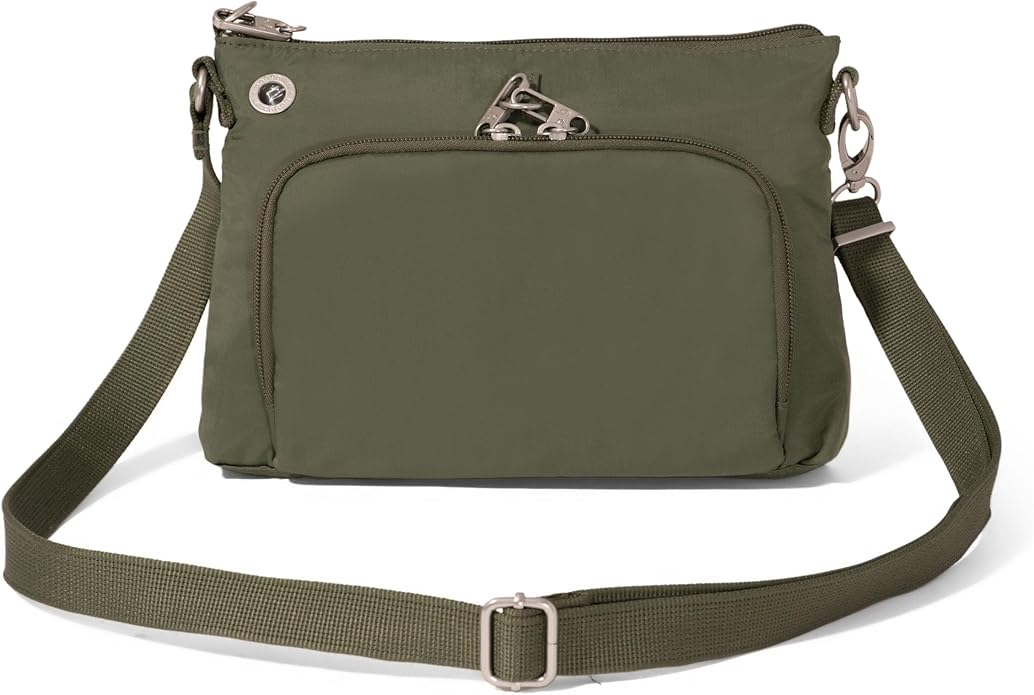 Baggallini womens Securtex Anti-theft Memento Crossbody Bag