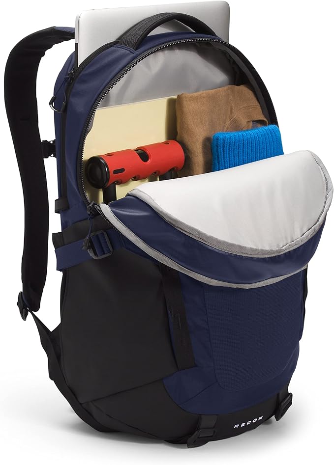 The North Face Recon Everyday Laptop Backpack, TNF Navy/TNF Black, One Size