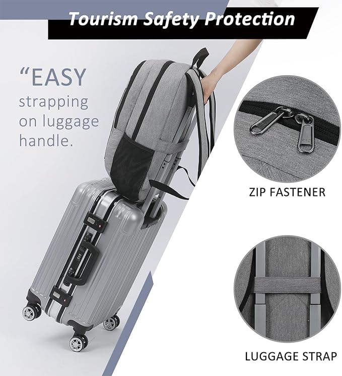 MAXTOP Travel Laptop Backpack Business Anti-theft Backpacks Water Resistant School College Bookbag
