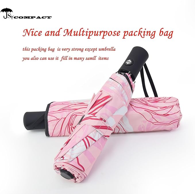 SY COMPACT Travel Umbrella Windproof Automatic Umbrellas Small Compact UV Sun Protection Factory Outlet Umbrella
