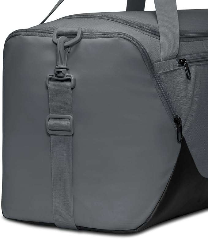 Nike Brasilia Duffel (Small), Smoke Grey/Black/White, MISC