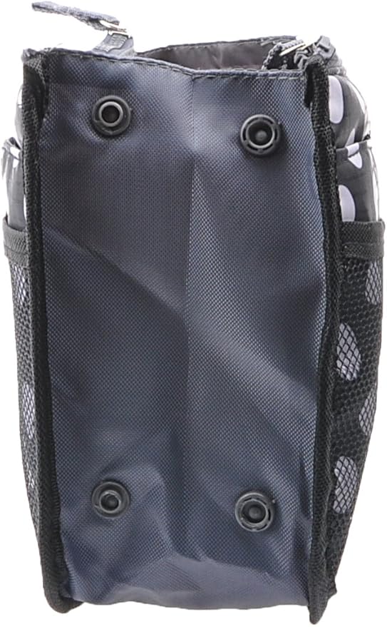 Vercord Purse Organizer Insert for Handbags Bag Organizers Inside Tote Pocketbook Women Nurse Nylon 13 Pockets Black Dots Large
