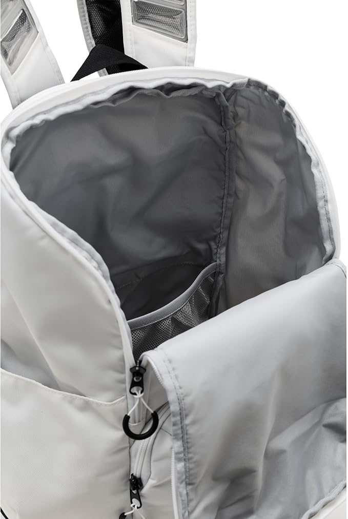 Nike, Unisex, Varsity Elite Backpack (32L), White/Black/Metallic Gold, One Size