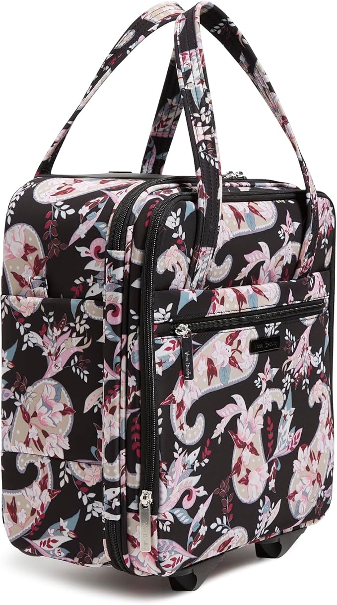 Softside Underseat Rolling Work Bag, Botanical Paisley