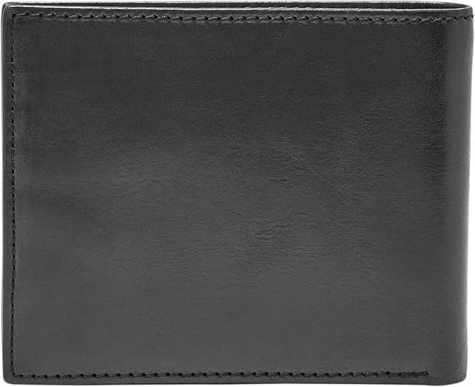 Fossil Men's Hayes Leather Bifold Wallet with Flip ID Window