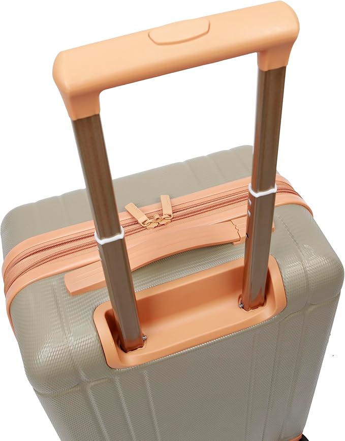 Dockers Hooper Hardside Expandable 8-Wheel Spinner Travel Carry On Luggage, 20-Inch, Timberwolf