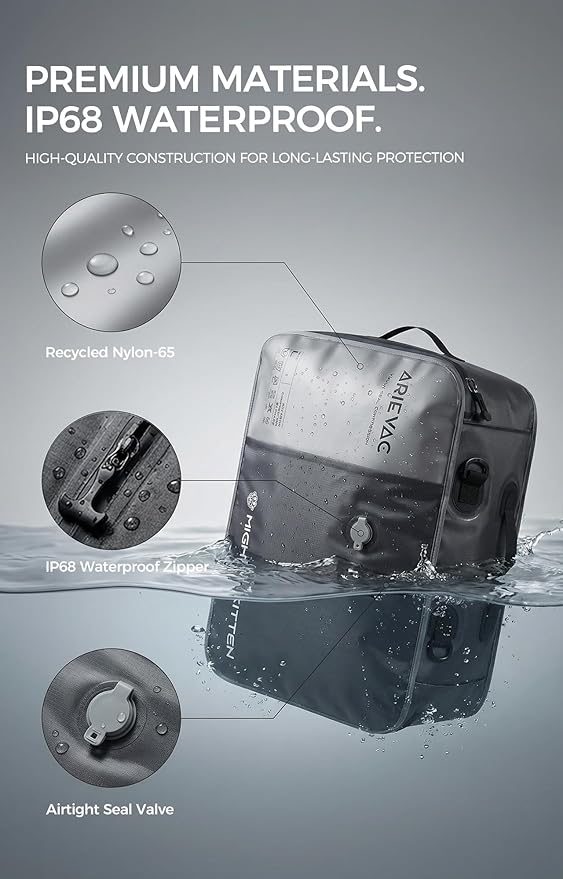 Vacuum Storage Bag Kit with Pump, 41L Compression Bag for Home Organization & Long Trips, Vacuum Seal Storage for Luggage & Seasonal Storage (1-Pack)
