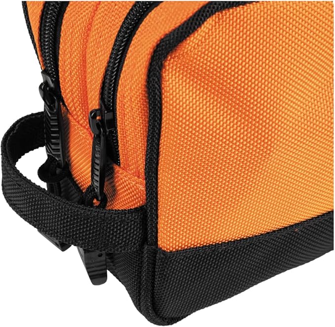 Klein Tools Tool Pouch, Dual Compartments, Heavy-Duty Tool Bag Organizer, Multipurpose Bag
