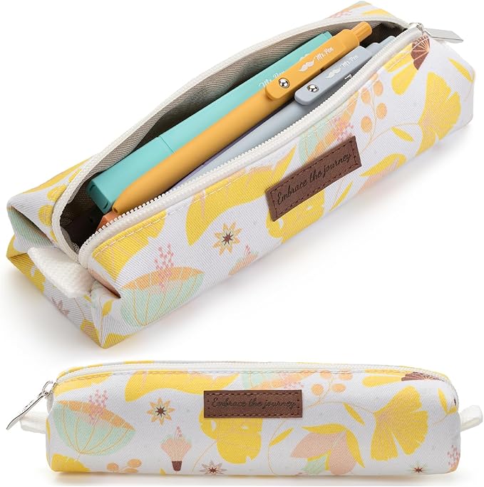 Mr. Pen- Cute Pencil Case Pouch, Autumn Design, Multipurpose Canvas Bible Pencil Pouch