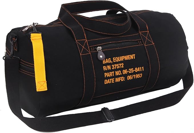Rothco Canvas Equipment Duffle Bag – Travel & Gym Bag with Heavyweight Cotton Canvas Material – Great for Storing Gear, Clothing, and More