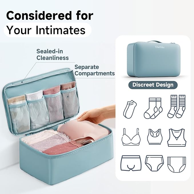 11 Set / 9 Set Packing Cubes for Travel,Gifts for Women Mom Kids,TSA Approved Bags for Makeup, Cosmetic, Toiletry, Organizers for Suitcase Carry On,Cruise Essentials Airplane Accessories,Blue Gray