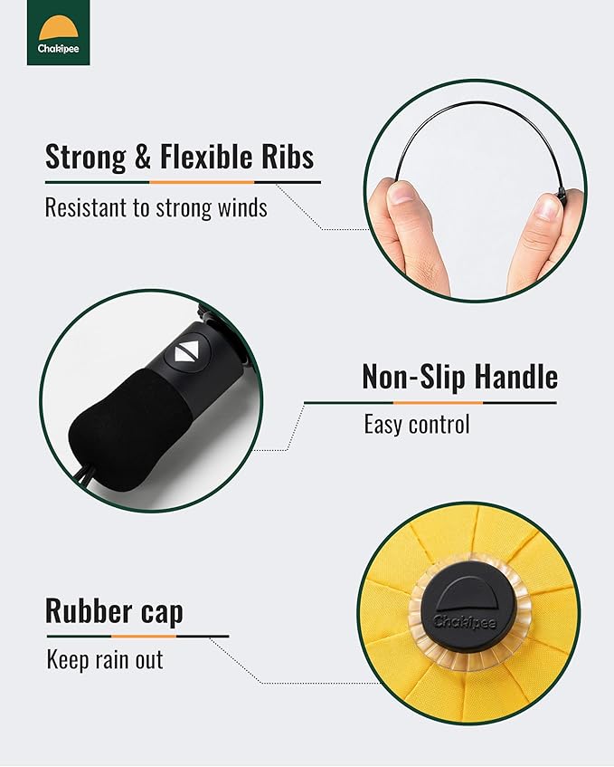 Travel Compact Umbrella Windproof - Portable Automatic for Rain, Folding Umbrella for Men and Women, Portable 210T Fabric