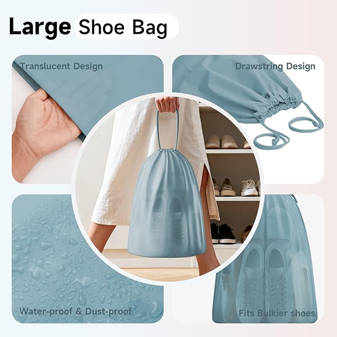 11 Set / 9 Set Packing Cubes for Travel,Gifts for Women Mom Kids,TSA Approved Bags for Makeup, Cosmetic, Toiletry, Organizers for Suitcase Carry On,Cruise Essentials Airplane Accessories,Blue Gray