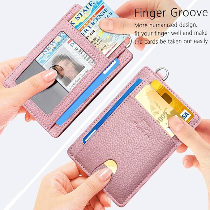 FurArt Slim Minimalist Wallet, Front Pocket Wallets, RFID Blocking, Credit Card Holder for Men