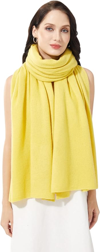 Soft Cashmere Blend Wrap Chic Scarf Stole for Women Wayfarer Travel Extra Large 87"x28"